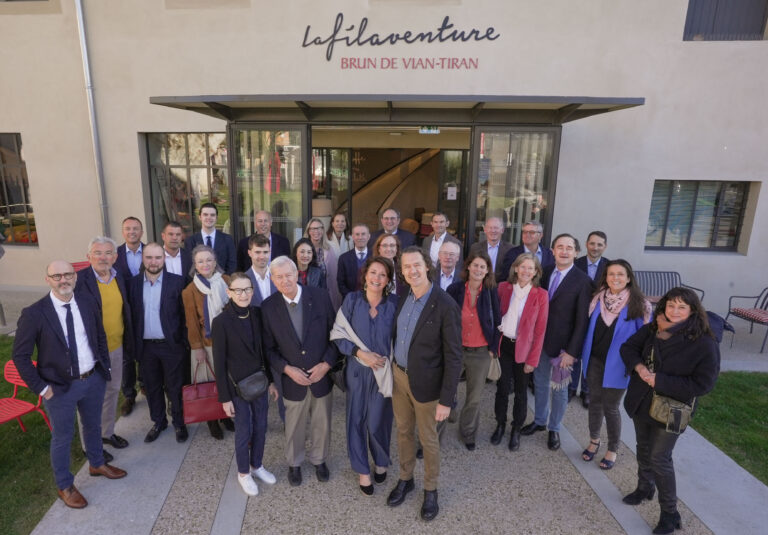 PFV members and the 2023 PFV Prize winning family Jean Louis Brun from Brun de Vian-Tiran 3