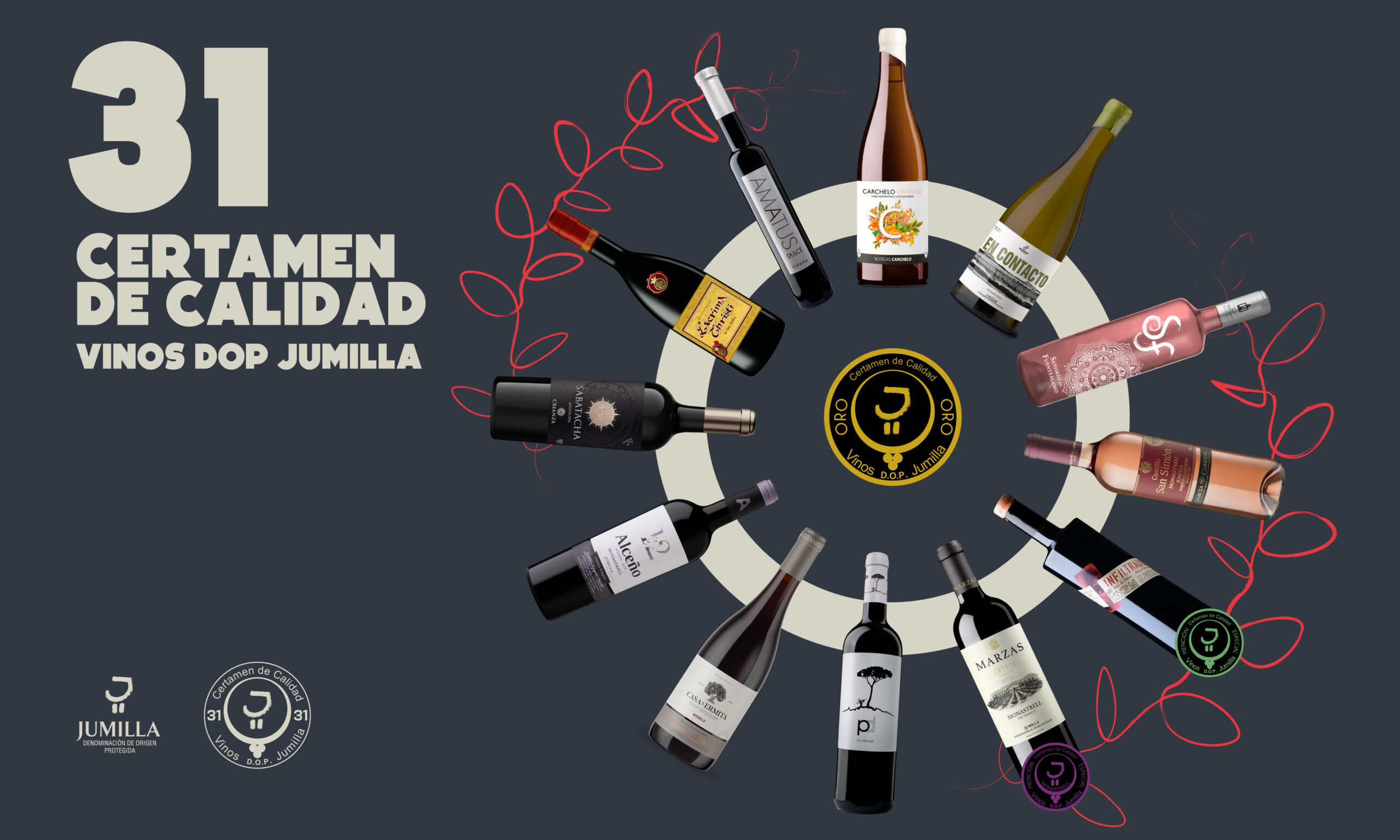 31 Certamen de Calidad Vinos DOP Jumilla premia la excelencia con 12 medallas de oro