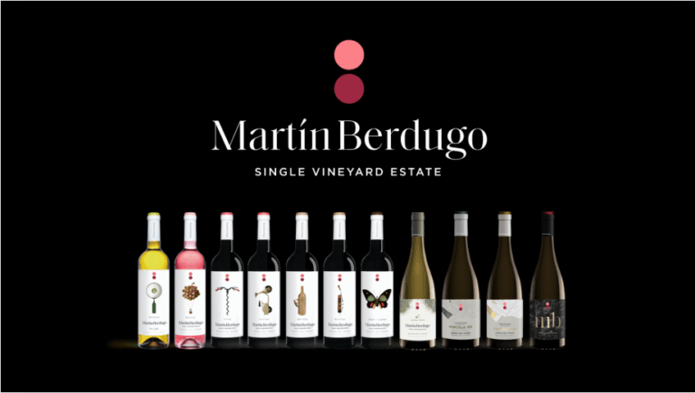 Gama de vinos con logo