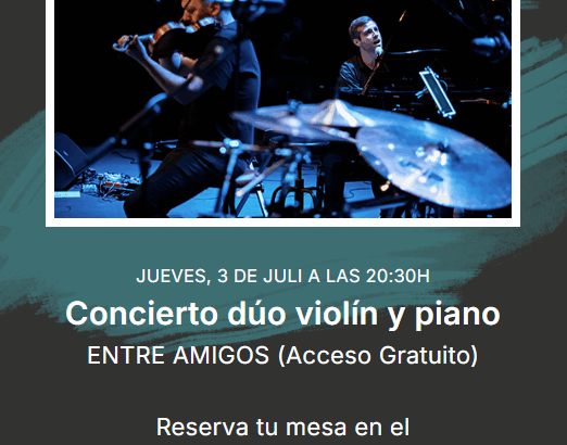 Música, vino y verano: Faustino Rivero Ulecia inaugura la temporada estival con un concierto de violín y piano