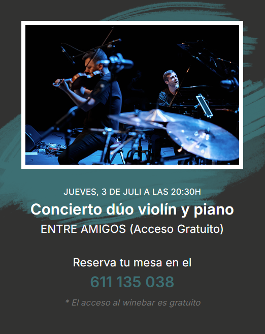 Música, vino y verano: Faustino Rivero Ulecia inaugura la temporada estival con un concierto de violín y piano