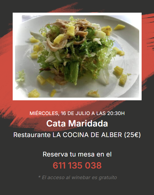 Verano con ritmo y sabor: cata con “La Cocina de Alber” y sesión DJ en Faustino Rivero Ulecia